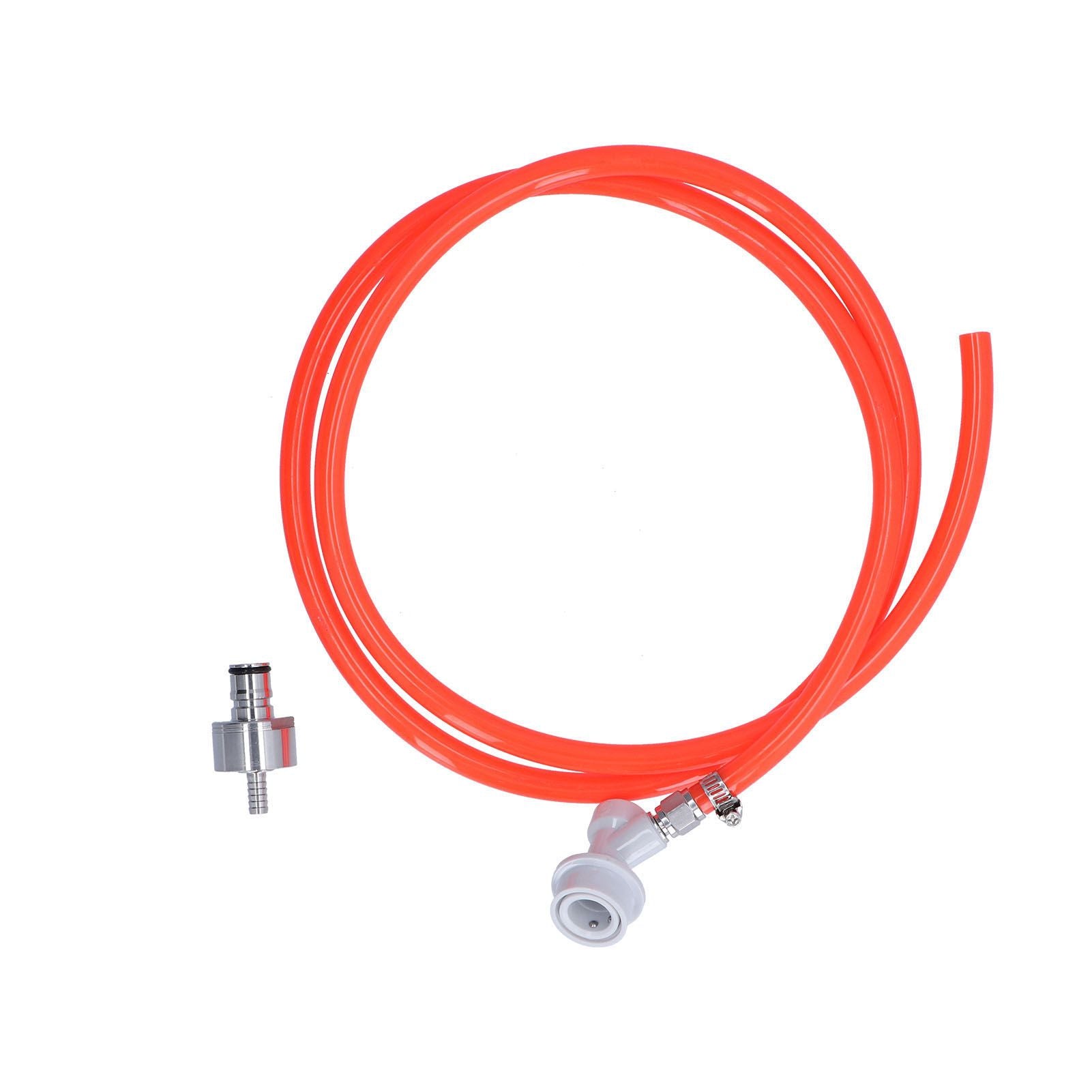 1.7M Ball Lock Beer Line Assembly with 5/16in Carbonation Cap Beer Keg Accessories for Home Brewing System