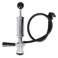 Beer Keg Pump with Black Beer Faucet Stainless Steel Draft Beer Party Pump for American D System Kegs