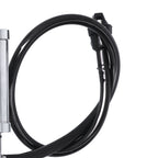 Beer Keg Pump with Black Beer Faucet Stainless Steel Draft Beer Party Pump for American D System Kegs