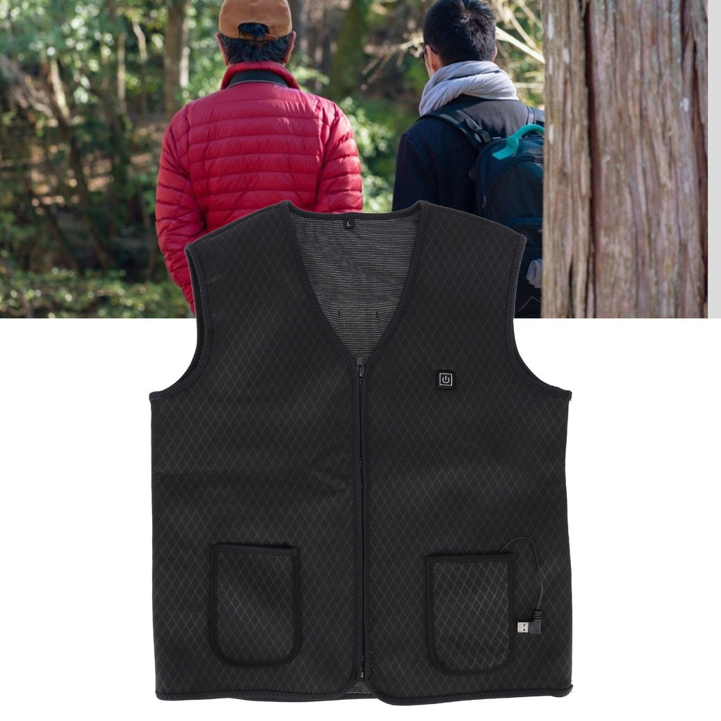 Vest Winter Heating Vest USB Three Speed Temperature Control Heating Vest Electric Heating Down Jacket
