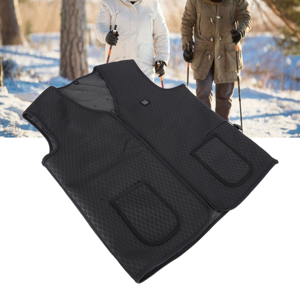 Vest Winter Heating Vest USB Three Speed Temperature Control Heating Vest Electric Heating Down Jacket
