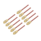 10Pcs 1/4SAE HVAC Filling Access Valves Air Conditioner Brass Check Valve for R22 R12 R134