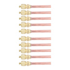 10Pcs 1/4SAE HVAC Filling Access Valves Air Conditioner Brass Check Valve for R22 R12 R134