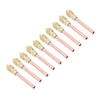 10Pcs 1/4SAE HVAC Filling Access Valves Air Conditioner Brass Check Valve for R22 R12 R134