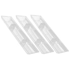 3Pcs Range Hood Oil Cup Rectangular Oil Collector Box for Kitchen Home Restaurant