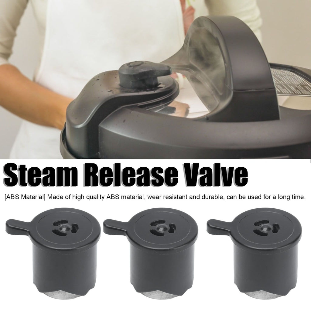 5PCS Steam Release Handle Lightweight Portable Wearable Durable ABS Pressure Cooker Valve