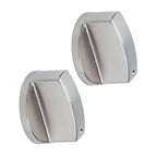 6Pcs 8mm Rotate Knob Zinc Alloy Control Knob Replacement for Kitchen Range Gas Stove Microwave Oven0°