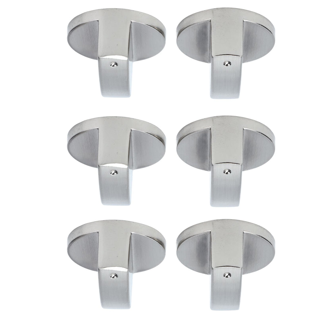 6Pcs 8mm Rotate Knob Zinc Alloy Control Knob Replacement for Kitchen Range Gas Stove Microwave Oven45°