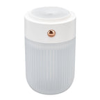 250ml Mini Air Humidifier USB Powered Colorful Lamp Humidifier for Car Office Living RoomWhite