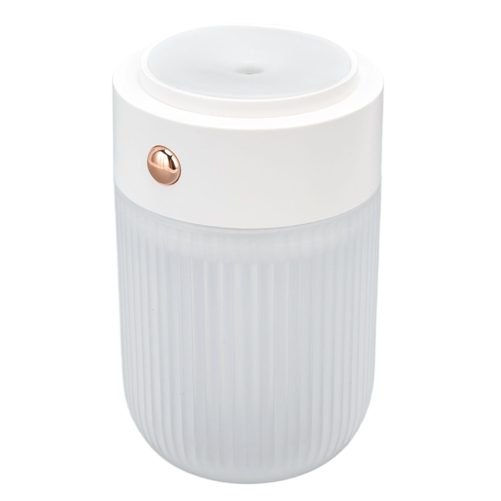 250ml Mini Air Humidifier USB Powered Colorful Lamp Humidifier for Car Office Living RoomWhite