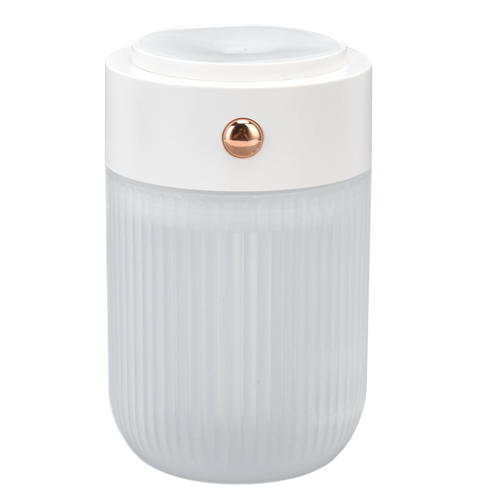 250ml Mini Air Humidifier USB Powered Colorful Lamp Humidifier for Car Office Living RoomWhite
