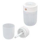 250ml Mini Air Humidifier USB Powered Colorful Lamp Humidifier for Car Office Living RoomWhite