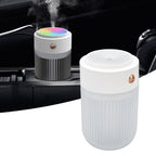 250ml Mini Air Humidifier USB Powered Colorful Lamp Humidifier for Car Office Living RoomWhite