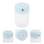 250ml Mini Air Humidifier USB Powered Colorful Lamp Humidifier for Car Office Living RoomBlue