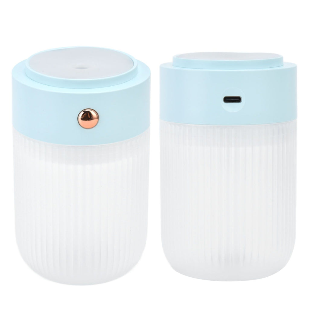 250ml Mini Air Humidifier USB Powered Colorful Lamp Humidifier for Car Office Living RoomBlue
