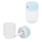 250ml Mini Air Humidifier USB Powered Colorful Lamp Humidifier for Car Office Living RoomBlue
