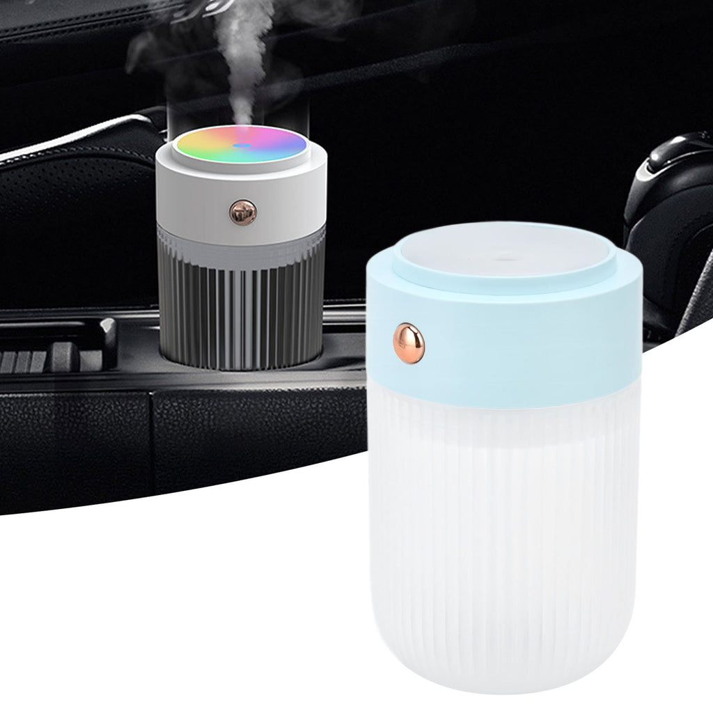 250ml Mini Air Humidifier USB Powered Colorful Lamp Humidifier for Car Office Living RoomBlue
