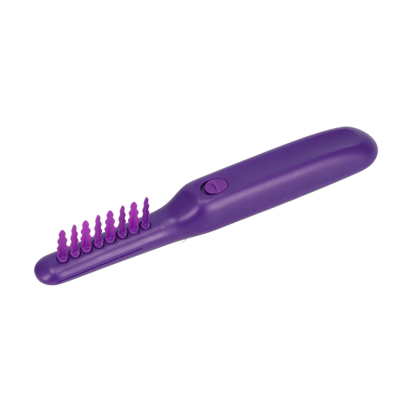 Detangling Brush Purple Anti Knotting Portable Rotatable Wet Dry Dual Use Detangler Comb for Home
