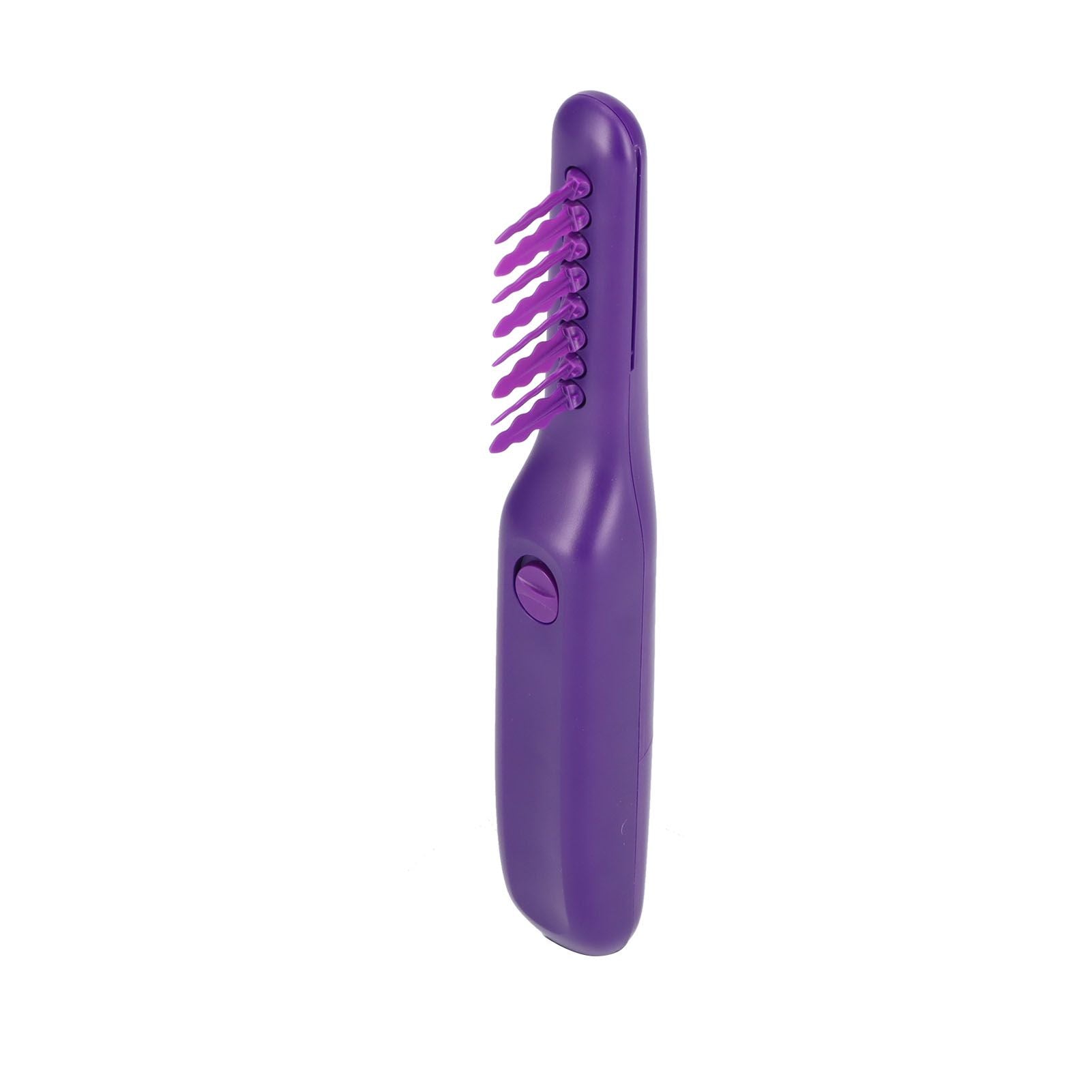 Detangling Brush Purple Anti Knotting Portable Rotatable Wet Dry Dual Use Detangler Comb for Home
