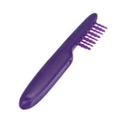 Detangling Brush Purple Anti Knotting Portable Rotatable Wet Dry Dual Use Detangler Comb for Home
