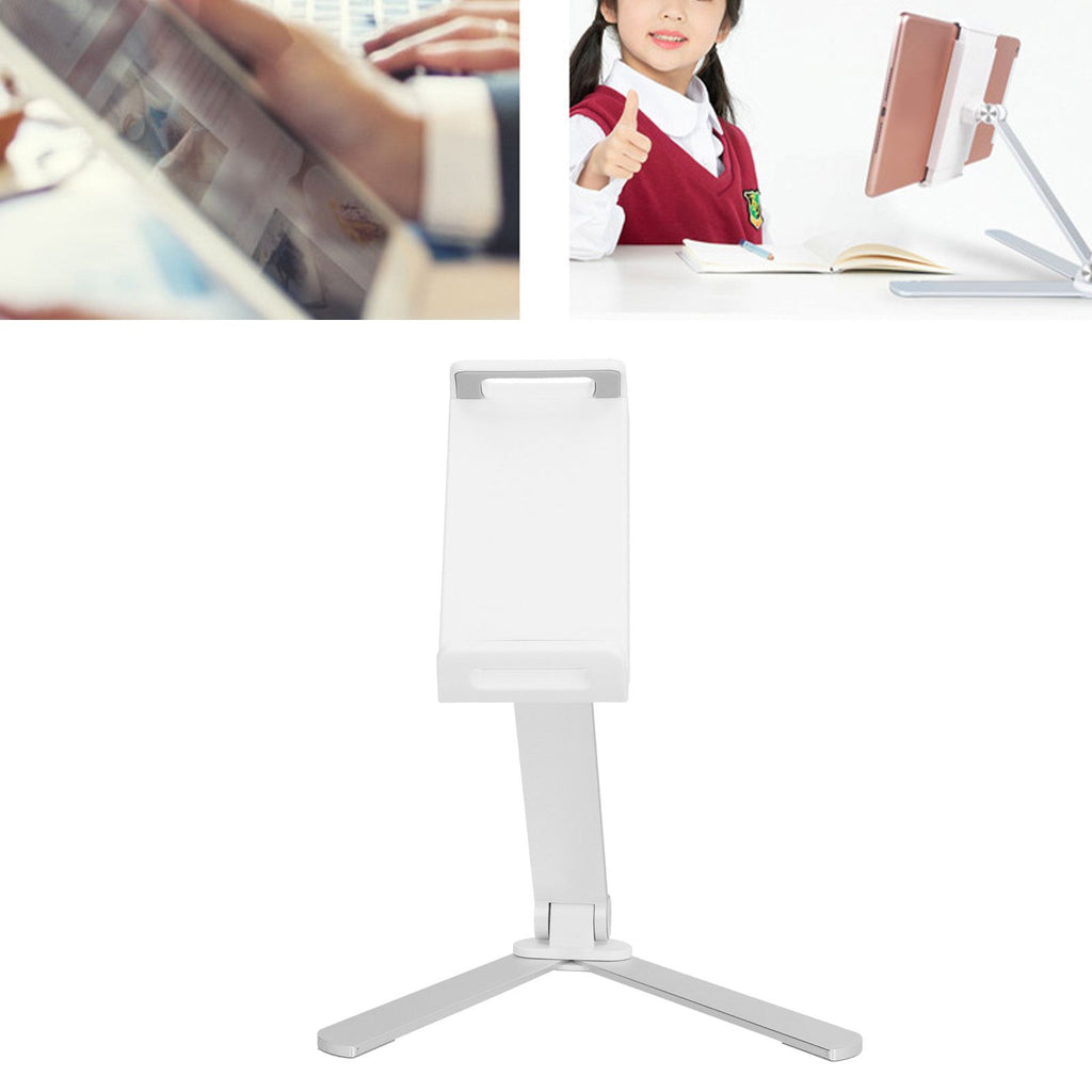 Foldable Tablet Stand 360°+180° Rotating Aluminum Alloy Stand for 4‑12in Tablet Computer 4‑7in Phone