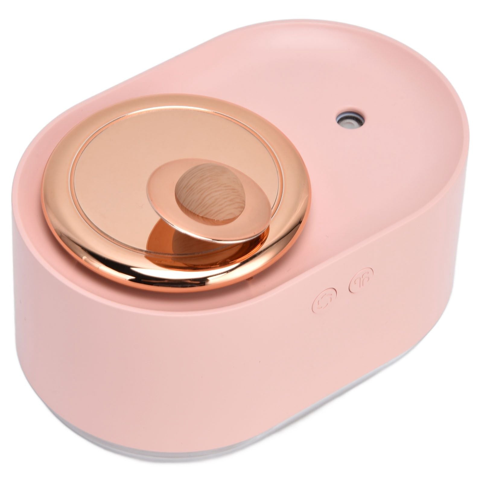 2 in 1 Rotating Planet Humidifier USB Charging Cordless Mute Spray Humidification for Home 1200MAHPink