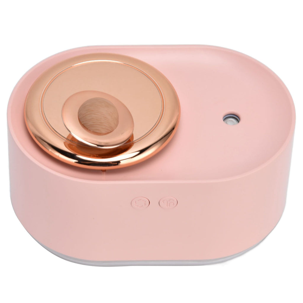 2 in 1 Rotating Planet Humidifier USB Charging Cordless Mute Spray Humidification for Home 1200MAHPink