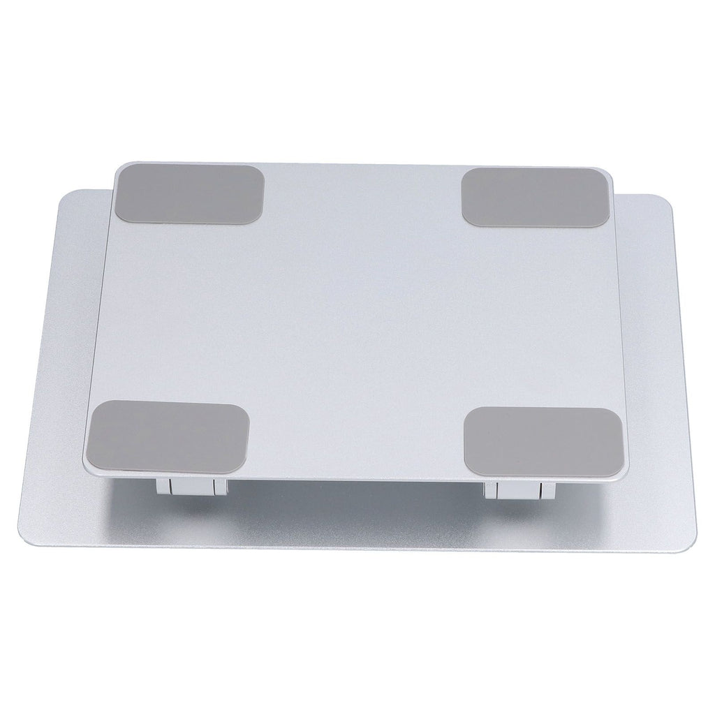 Laptop Stand Collapsible Aluminium Alloy Computer Riser Stand Silver Notebook Support Cooling Holder for Laptop Within 18in