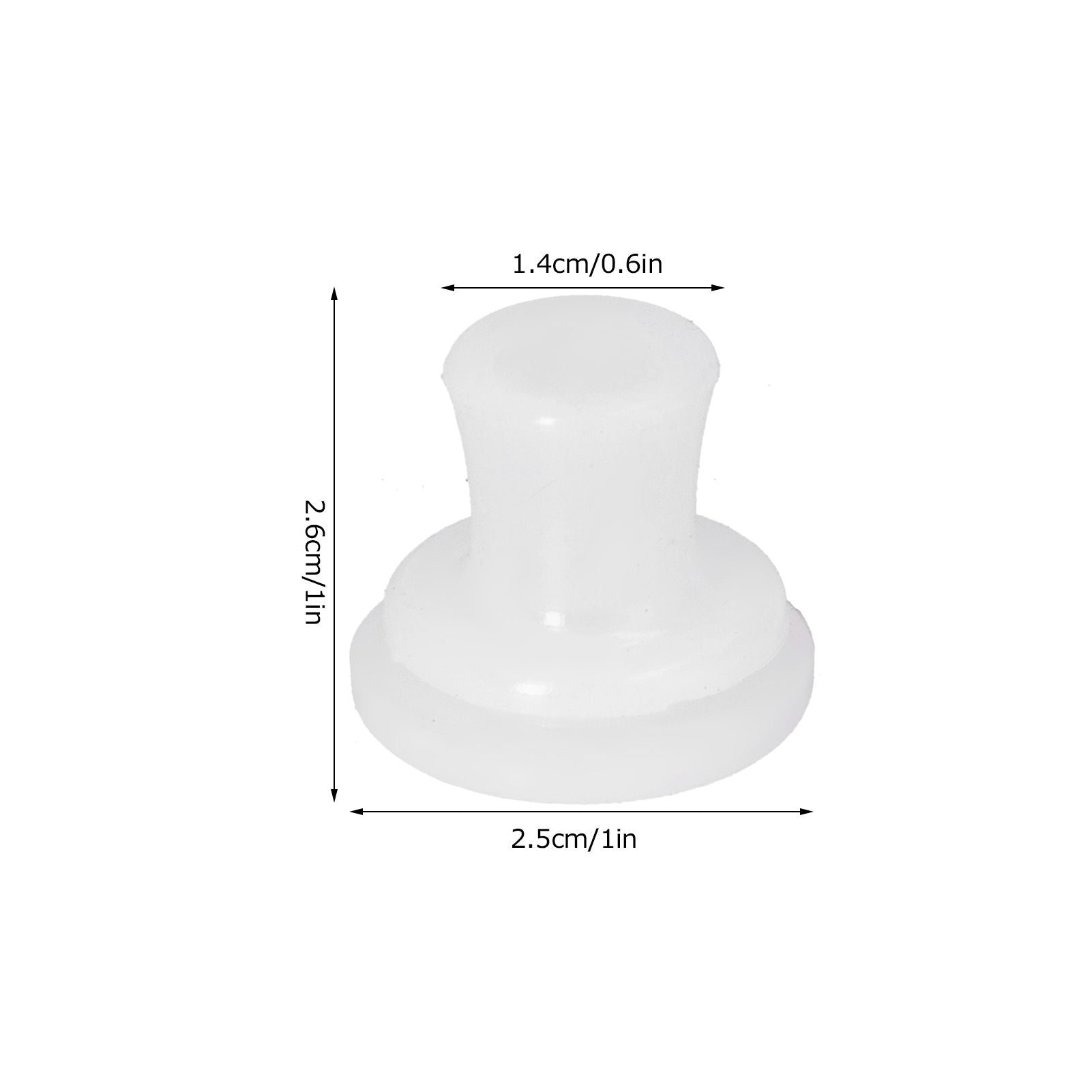 20PCS Pressure Cooker Inner Cover Accessory Universal Silicone Center Fixed Sealing Ring Plug Replacement