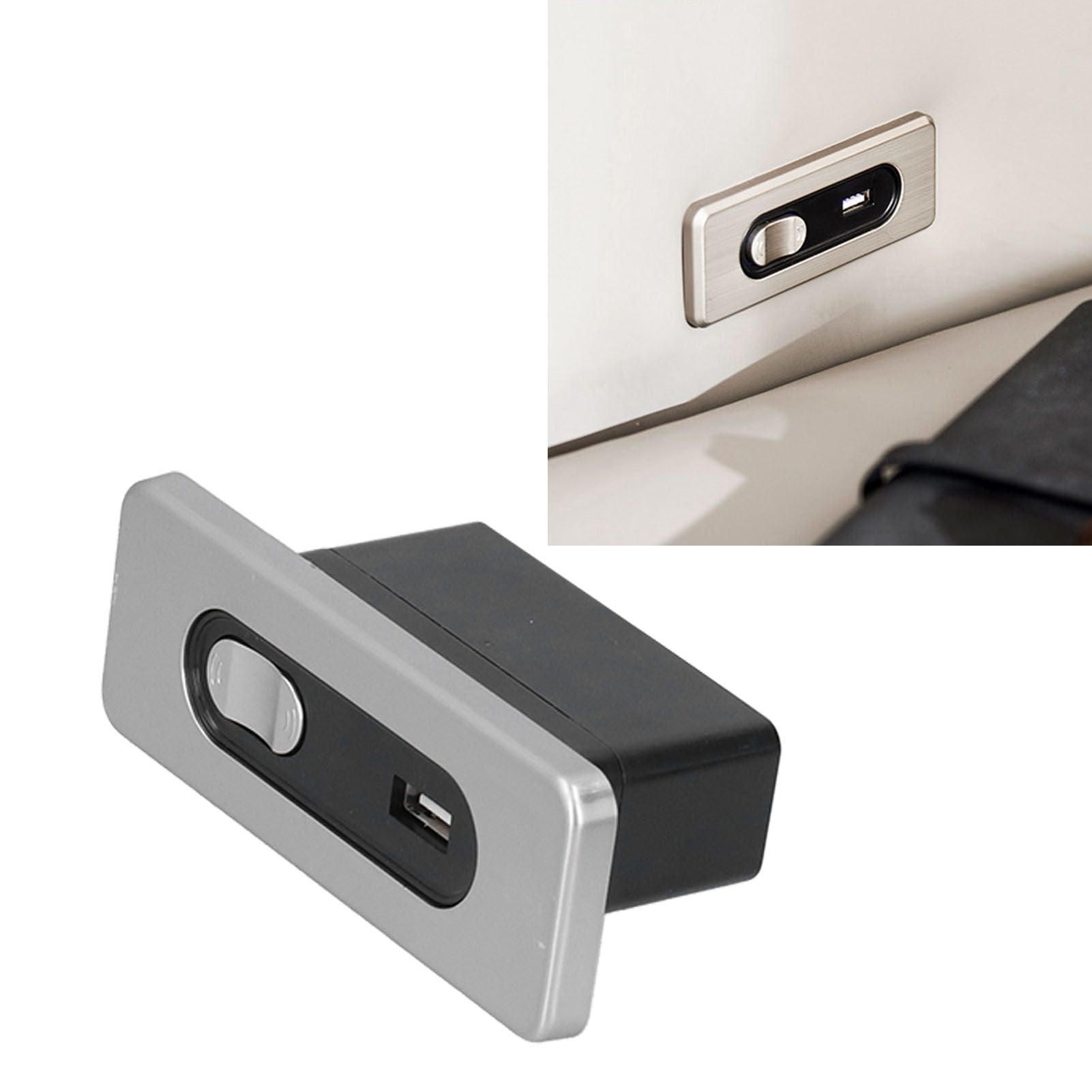 Electric Sofa Controller Manual Recliner Switch with USB Charging Port Sofa Button Controller 5 Pin for Lift Chair Massage Bed