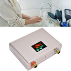 5500W Tankless Instant Electric Water Heater with Touch Panel Remote Control for Kitchen Bathroom 30‑55℃ 220VGold