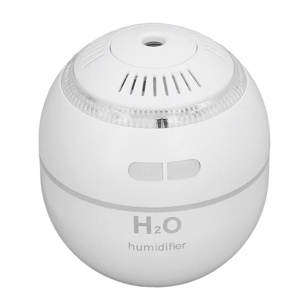 Household Ball Shaped Humidifier Colorful RGB Light Humidifier Mini Water Replenishing Air HumidifierWhite