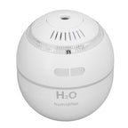 Household Ball Shaped Humidifier Colorful RGB Light Humidifier Mini Water Replenishing Air HumidifierWhite