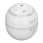 Household Ball Shaped Humidifier Colorful RGB Light Humidifier Mini Water Replenishing Air HumidifierWhite