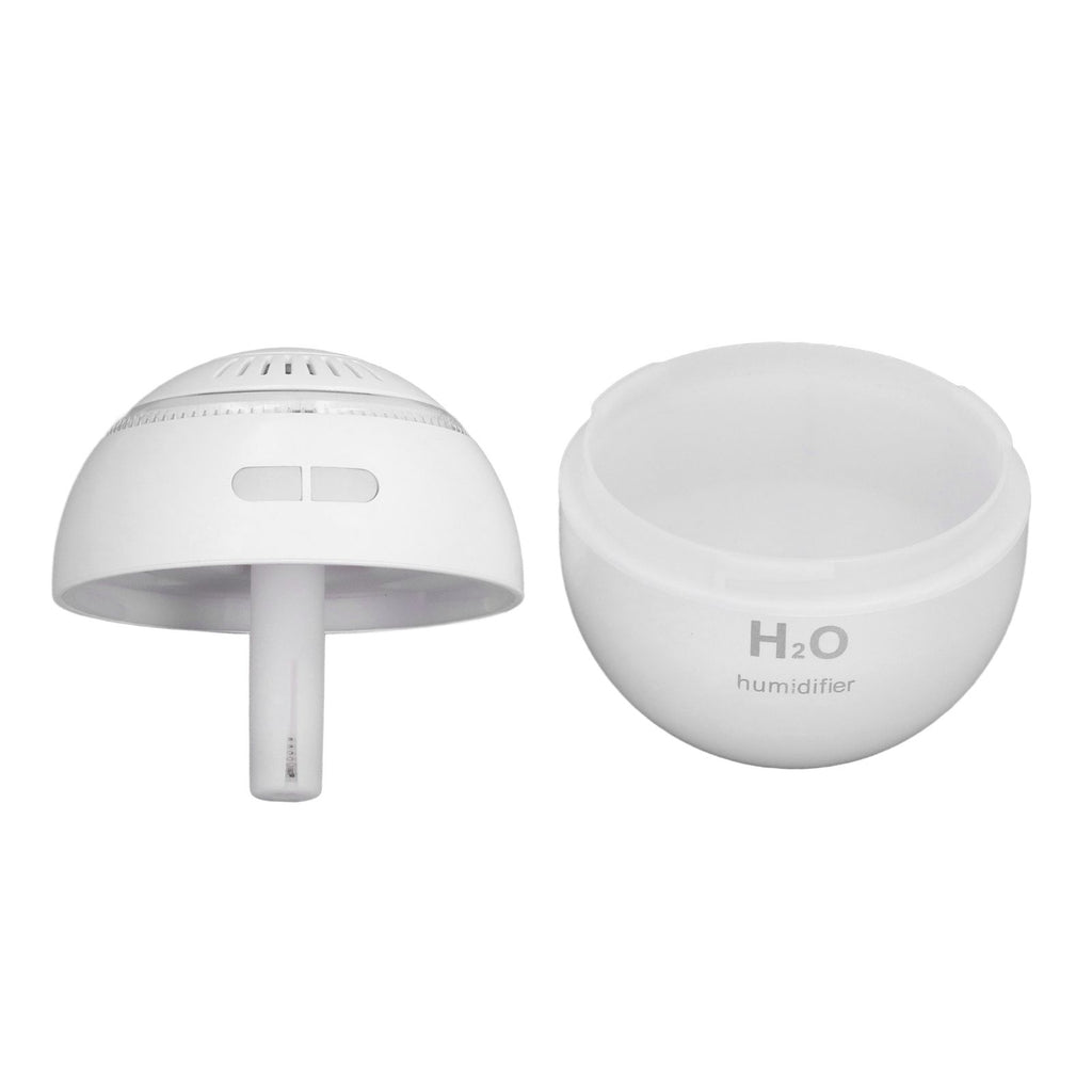 Household Ball Shaped Humidifier Colorful RGB Light Humidifier Mini Water Replenishing Air HumidifierWhite