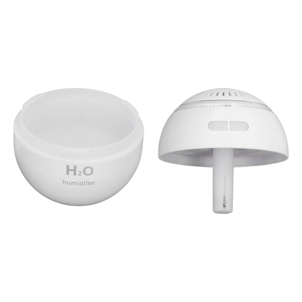 Household Ball Shaped Humidifier Colorful RGB Light Humidifier Mini Water Replenishing Air HumidifierWhite