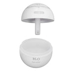 Household Ball Shaped Humidifier Colorful RGB Light Humidifier Mini Water Replenishing Air HumidifierWhite