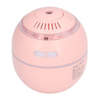 Household Ball Shaped Humidifier Colorful RGB Light Humidifier Mini Water Replenishing Air HumidifierPink
