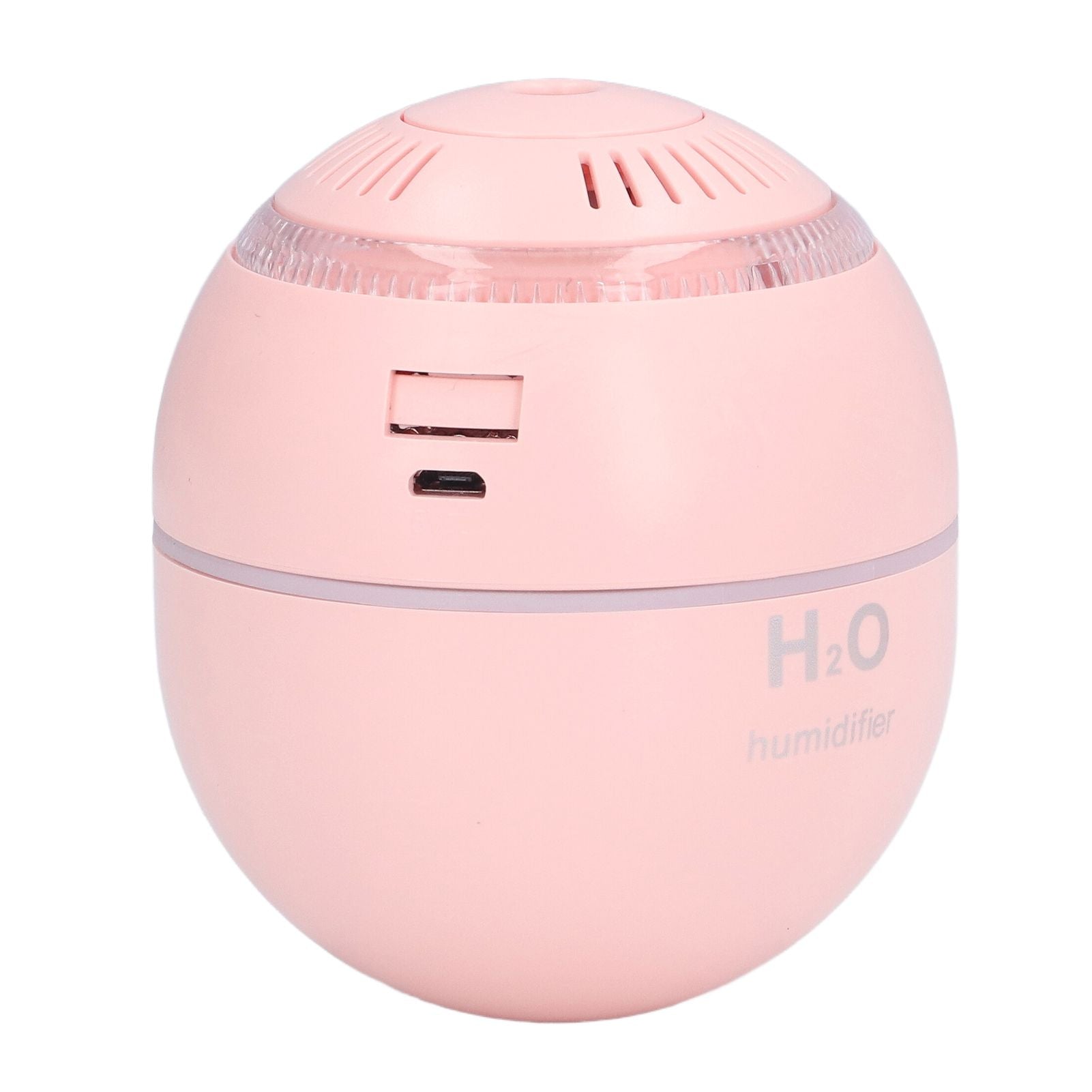 Household Ball Shaped Humidifier Colorful RGB Light Humidifier Mini Water Replenishing Air HumidifierPink