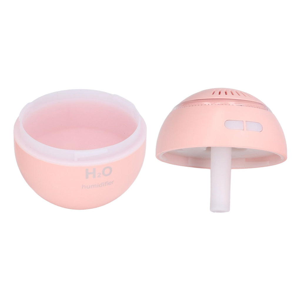 Household Ball Shaped Humidifier Colorful RGB Light Humidifier Mini Water Replenishing Air HumidifierPink