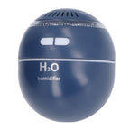 Household Ball Shaped Humidifier Colorful RGB Light Humidifier Mini Water Replenishing Air HumidifierBlue