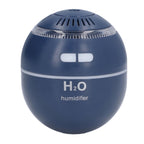 Household Ball Shaped Humidifier Colorful RGB Light Humidifier Mini Water Replenishing Air HumidifierBlue