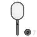 2 in 1 Electric Mosquito Swatter Ultraviolet LED Lights 3 Layer Mesh USB Rechargeable Mosquitoes Racket
