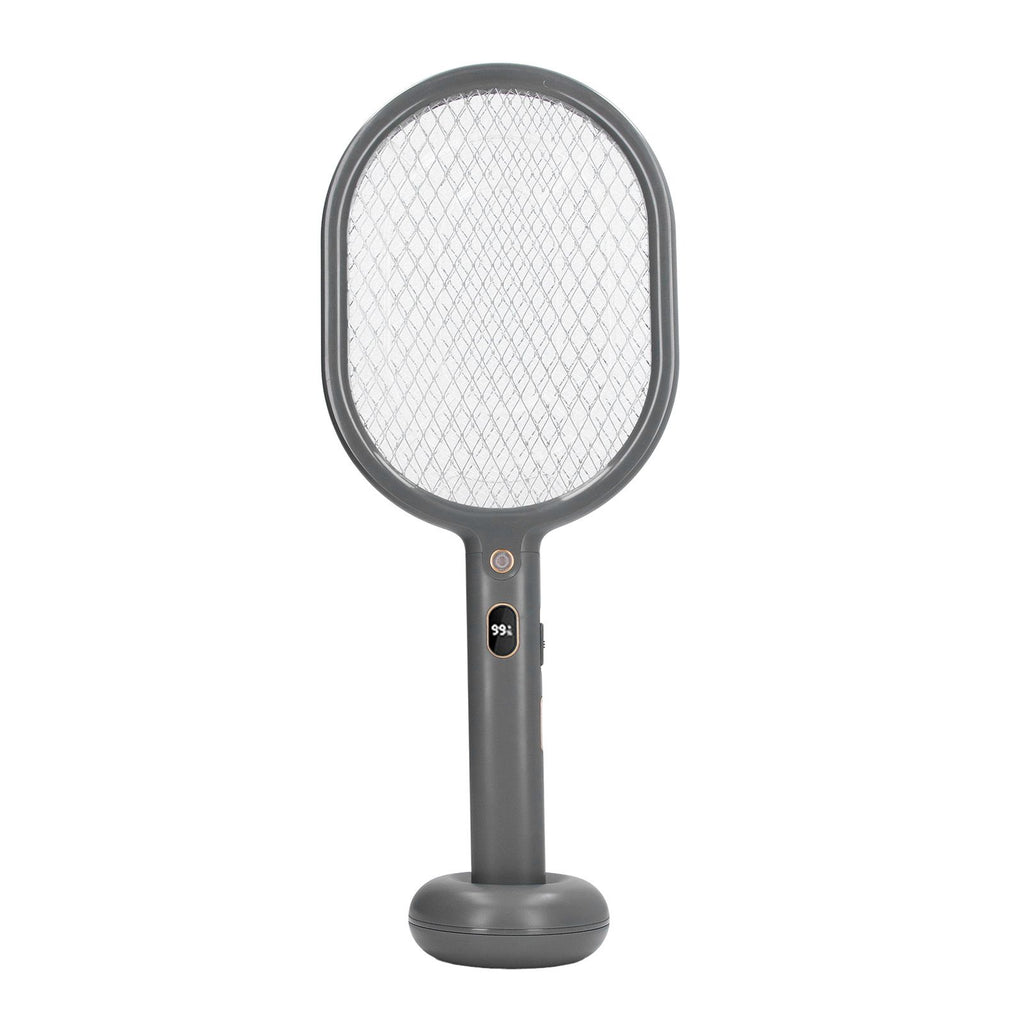 2 in 1 Electric Mosquito Swatter Ultraviolet LED Lights 3 Layer Mesh USB Rechargeable Mosquitoes Racket