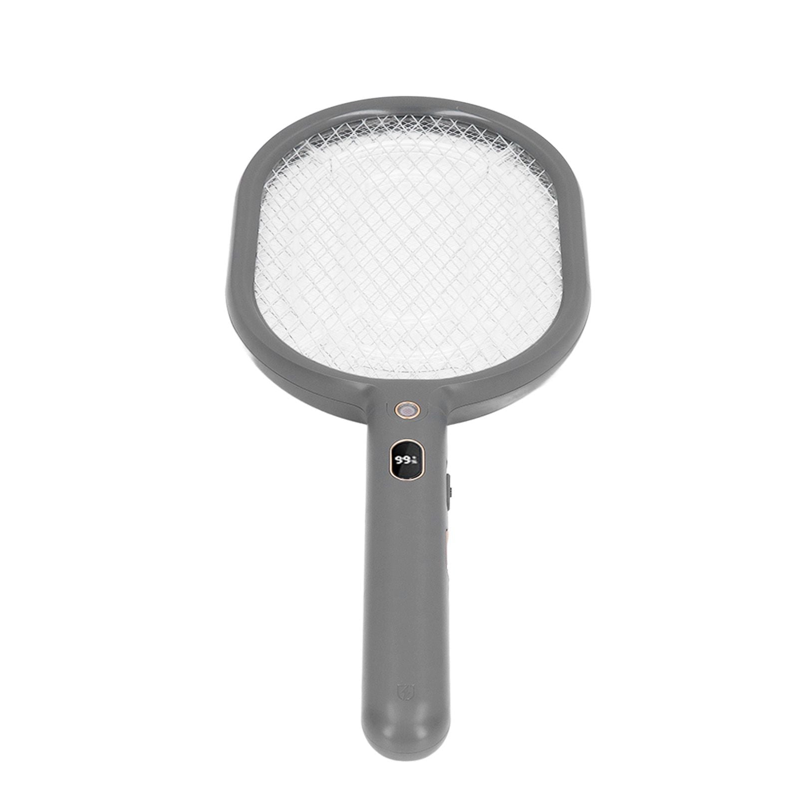 2 in 1 Electric Mosquito Swatter Ultraviolet LED Lights 3 Layer Mesh USB Rechargeable Mosquitoes Racket