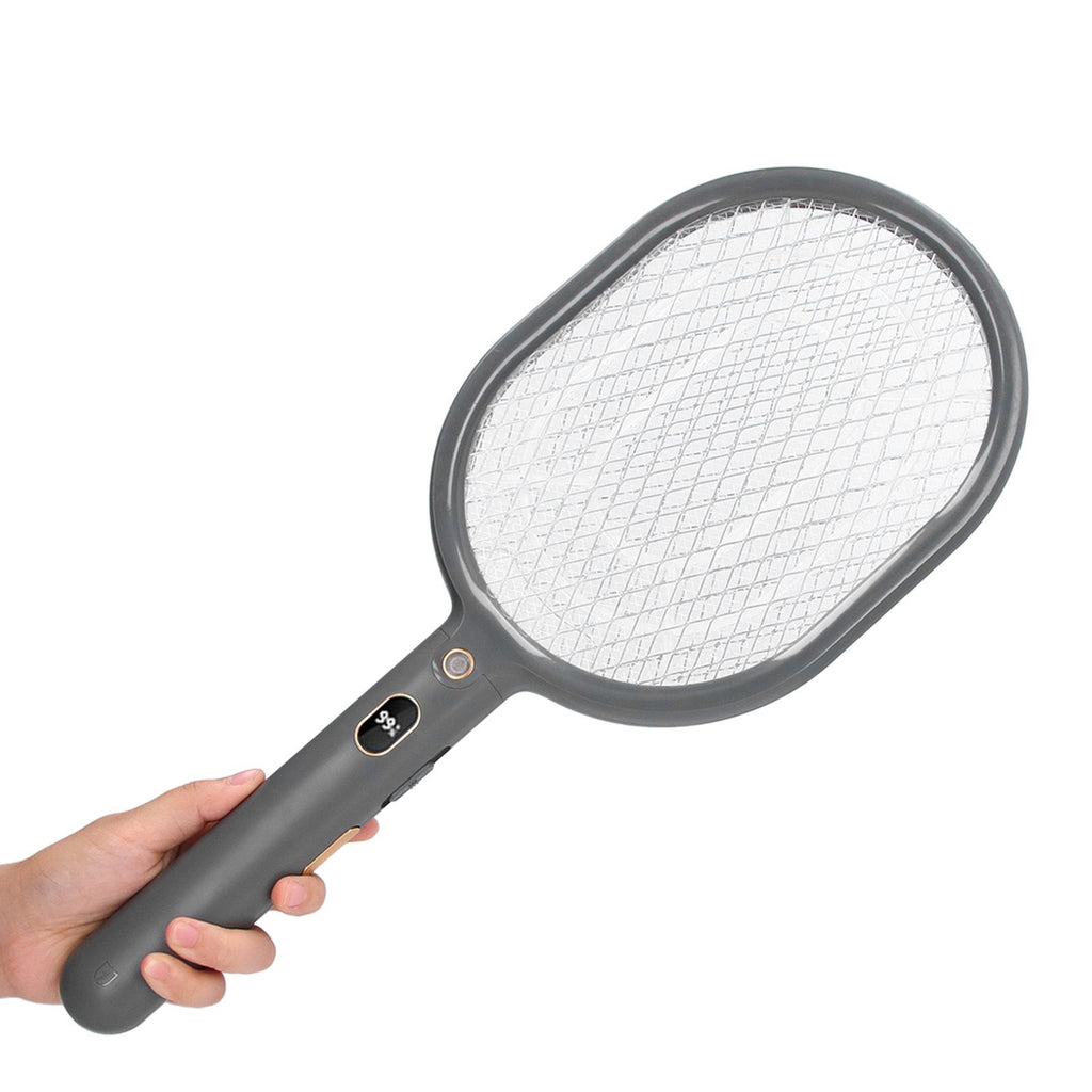 2 in 1 Electric Mosquito Swatter Ultraviolet LED Lights 3 Layer Mesh USB Rechargeable Mosquitoes Racket