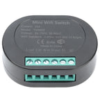 16A Smart Switch Dual Control Timeable Multifunctional On Off Controller Switch for ZigBee for Tuya 85‑250VBlack
