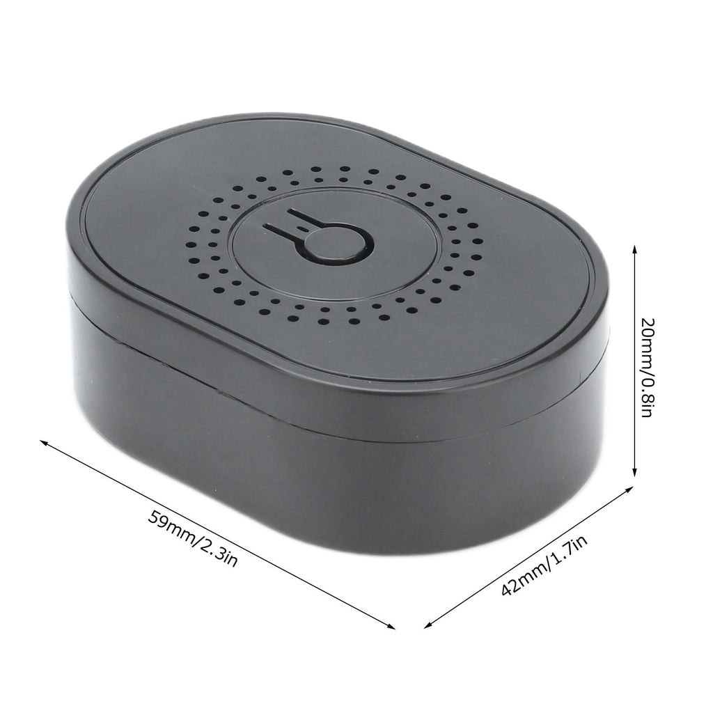 16A Smart Switch Dual Control Timeable Multifunctional On Off Controller Switch for ZigBee for Tuya 85‑250VBlack