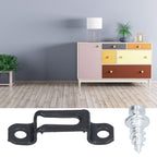 60 Set 2in 1 Furniture Concealed Connector Slide Buckle Fastener for Cabinet Wardrobe Combination AccessoriesHalf Pass