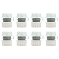 8Pcs Lock Type Faucet Quick Connector G1/2 Hose Faucet Coupling Adapter Fittings for Washing Machine